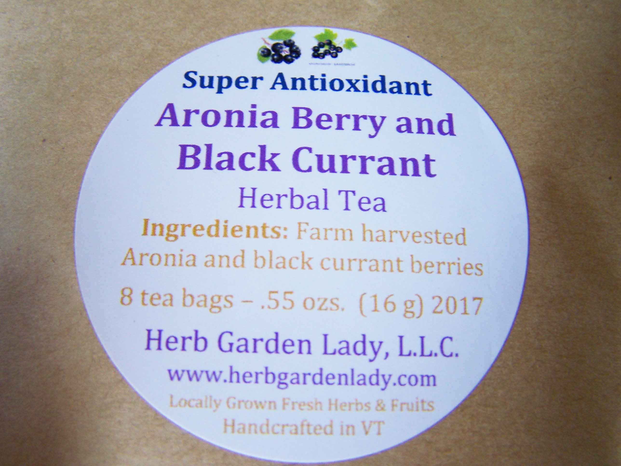 Aronia Berry tea super antioxidant herbal tea