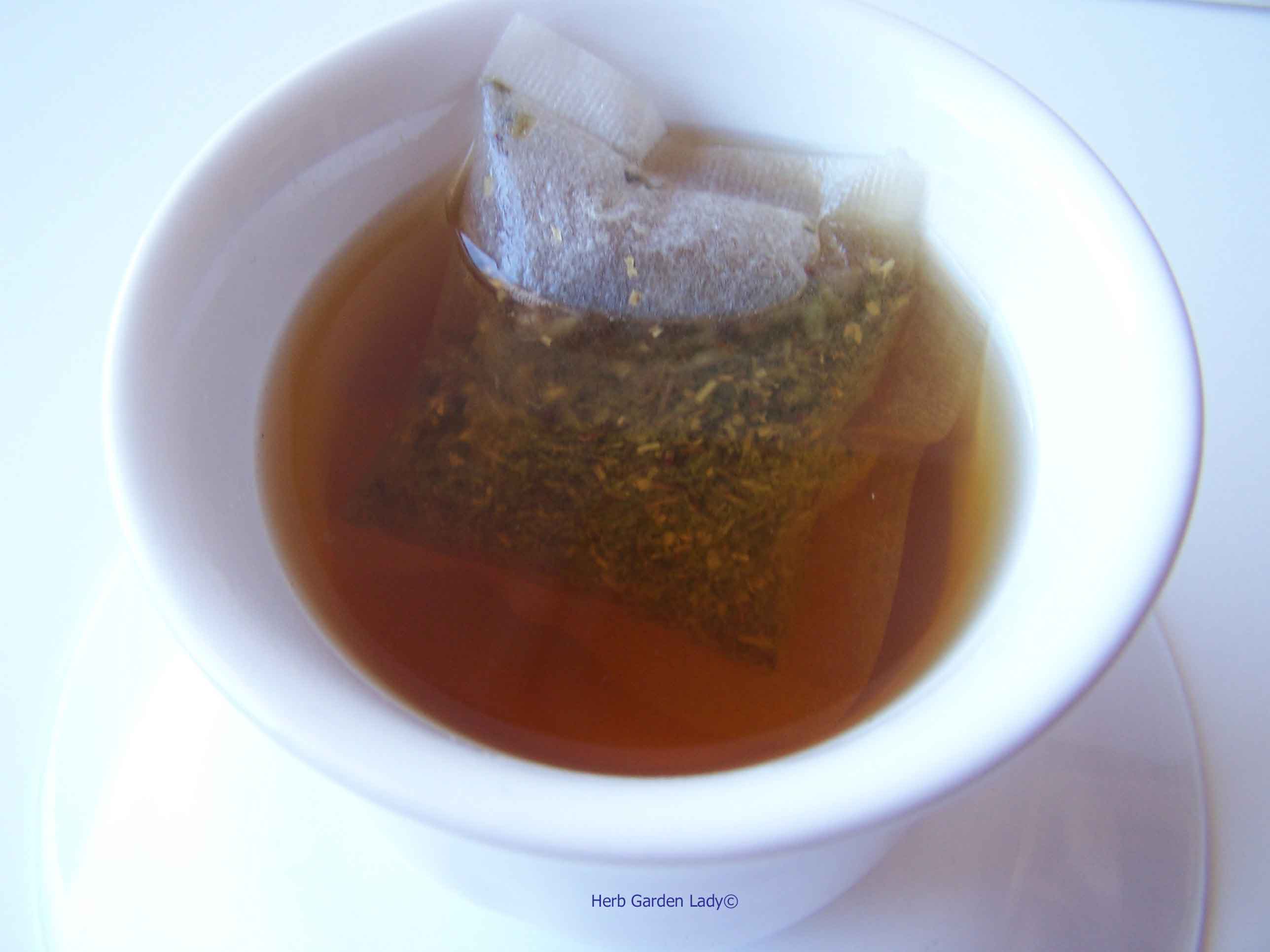 Peppermint and sage tea