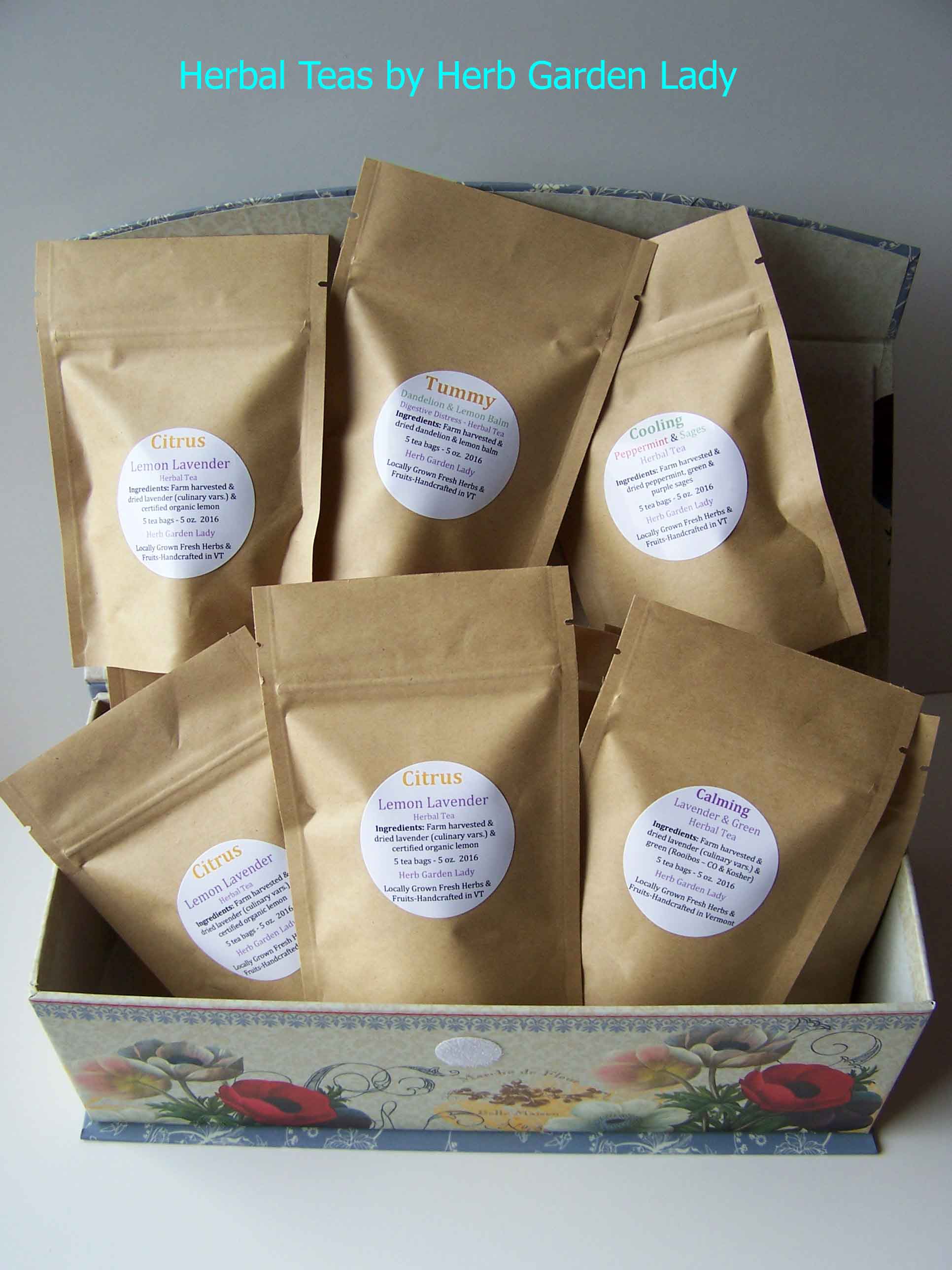 Herbal teas by Herb Garden Lady